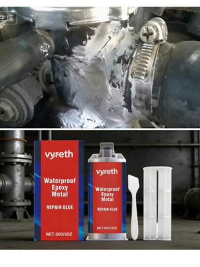 Keo epoxy chống thấm nước dùng để sửa chữa kim loại, keo AB chống thấm nước dùng trong gia đình, dùng để bịt kín kim loại và thép không gỉ.