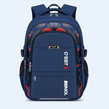 Men's Backpack, Fashionable Large Capacity Lightweight Spine Protection Backpack, Travel Bag Laptop Bag, Daily And Travel Large Capacity Backpack - Rectangle - View 9