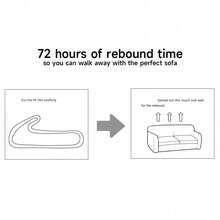 Boneless Couch,Modular U-Shaped Sectional Sofa,130-Inch 4-Seater Chaise Lounge With Reversible Design, Striped Corduroy Fabric In BLACK – Sectional Living Room Or Bedroom Couch, Freely Configurable Layout. - Màu xám + Polyester + 4 chỗ ngồi + Polyester - Xem 11