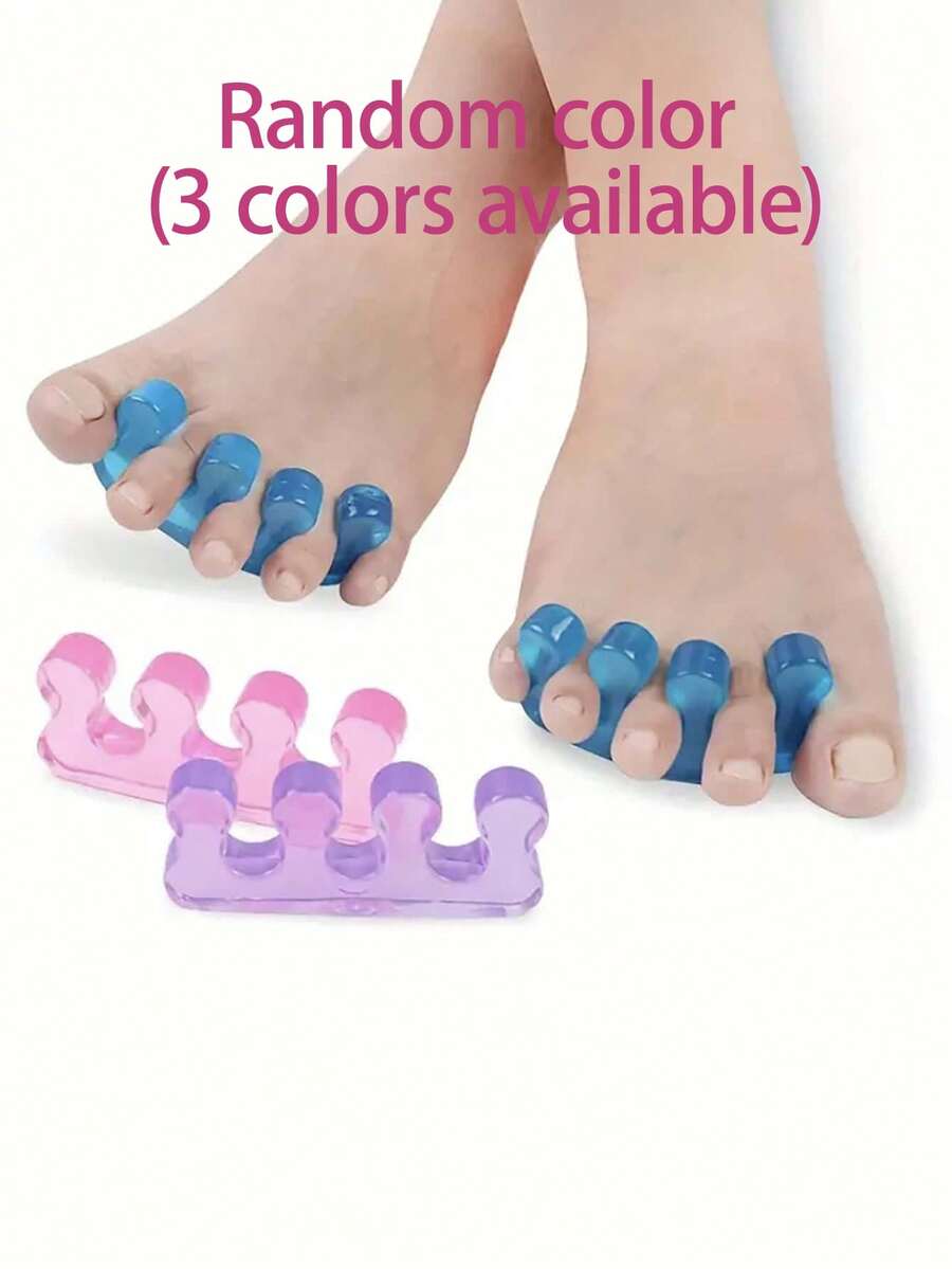 2 miếng tách ngón chân bằng gel đạt chuẩn salon: Hoàn hảo, không để lại vết bẩn khi sơn móng tay - Mềm mại và có thể tái sử dụng, Màu ngẫu nhiên, Đồ dùng làm móng, Dụng cụ làm móng, Dụng cụ vẽ móng, Trở lại trường, Móng tay, Dụng cụ làm móng để dán móng tay