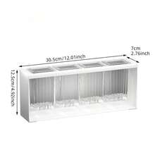 Black 3/4 Cup Rack [With Drainage] Countertop Cutlery Storage Rack Kitchen Cutlery Shelf - Black - View 12