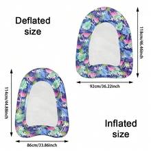 1 chiếc phao lưới hình trái tim bơm hơi, chất liệu PVC, thích hợp dùng làm phao bơi, ghế nổi, ghế nằm, sofa trong hồ bơi, bãi biển, hồ. - Nhiều màu - Xem 11