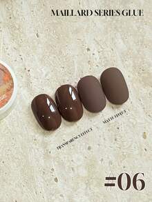 Miss Leia 1-12 15ml Autumn/Winter Nail Polish Collection: Glitter, Pearlescent, Cat Eye Gel Nail Polish In Shades Of Caramel, Coffee, Milk Tea, Brown - Popular Colors, Suitable For Beginners, Salons, DIY Home Use, Holidays, Gifts - Multicolor - View 19