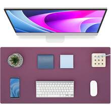 Large Size PU Leather Desk Pad, Office Desk Mat, Anti-Slip Mouse Pad, Waterproof Writing Board, Suitable For Office And Home - A - View 64