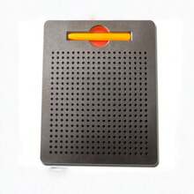 1 pieza Pincel magnético con bola rodante, fácil de dibujar líneas en la pizarra, limpiar para cambiar patrones, reutilizable, pizarra magnética portátil con bolas de acero suave, escritura digital, regalo de cumpleaños/festividad, obsequio - Multicolor - Ver 10