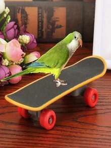 1pc Bird Toy, Bird Training Toy, Parrot Skateboard - View 4