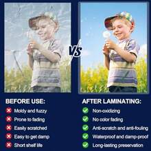 33 PCS 9x11.5 Thermal Laminating Pouches 3mil Plastic Paper Laminate Sheets For 8.5x11 Paper Office School Craft Supplies Clear Glossy Lamination Sheets - 33 件 - 查看 6