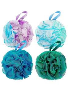 1pc Wash Bathing Sponge Loofahs , Exfoliating Bath Sponge Body Scrubber-Loofa Set (Randomly Send) - Bath Sponge - View 3