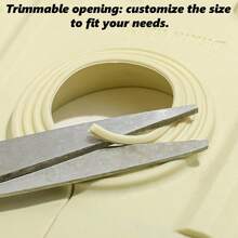 1pc Silicone Faucet Splash Guard, Anti-Splash, Trimmable, Narrow Edge, Suitable For Kitchen Sink And Bathroom Vanity - Multicolor - View 5