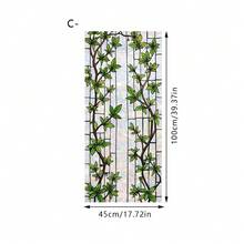 1/4 piezas Película de ventana reutilizable de vid verde, pegatina de vidrio con efecto arcoíris de PVC con adherencia estática para privacidad, adecuada para decoración de baño, sala de estar, oficina, cocina y dormitorio - Lente de color - Ver 9