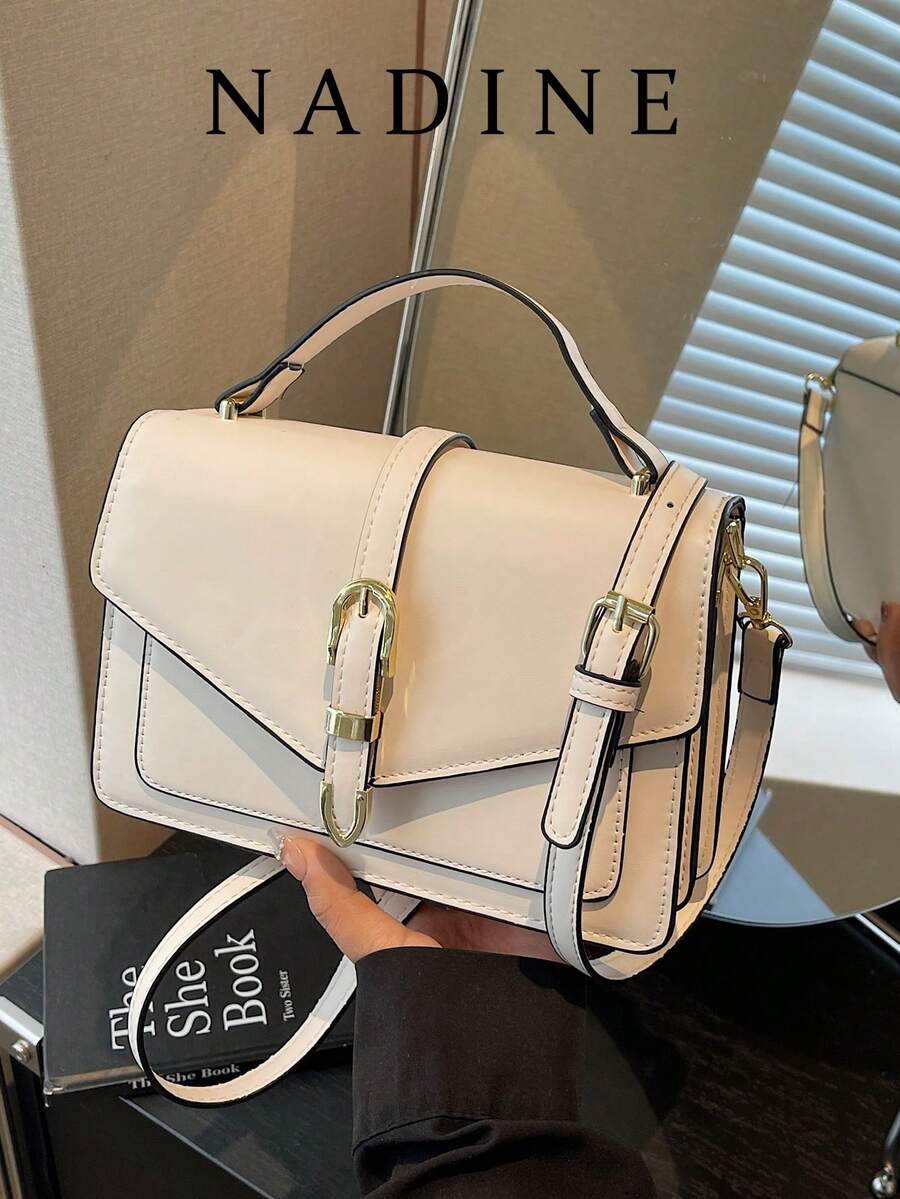 时尚独特高端小众单肩斜挎小方包，适合外出