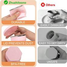 Cốc du lịch gấp gọn 180ml (6oz) có nắp - Cốc silicon có thể gập lại với viền thép không gỉ - Cốc uống nước bỏ túi tiện dụng để súc miệng, uống thuốc, đi bộ đường dài, cắm trại. - Nhiều màu - Xem 4