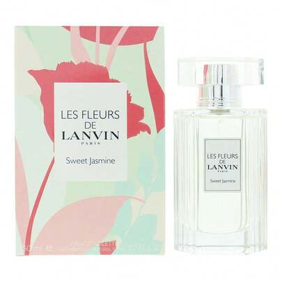  Lanvin Les Fleurs Sweet Jasmine Womens EDT 50ml With Free Fragrance Gift