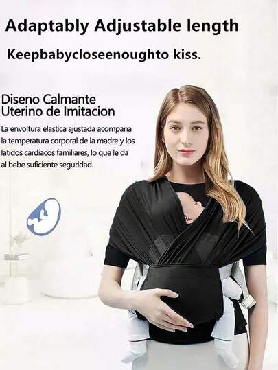 LELE LON 可调节柔软透气婴儿背带，新生儿背包式背巾，网布婴儿背带