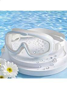 Large Frame Transparent Design Swimming Goggles Suitable For Water Sports, Swimming And Diving - Multicolor - View 2