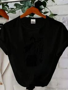 Women T-Shirt Print Black Clover Mens T Shirt  Sukehiro White Stance Image Long Or Short Sleeves - Black - View 1
