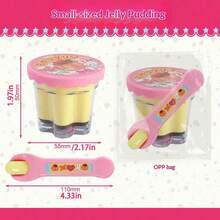 1 pieza Nuevo juguete de alimentación de pudín, juguete modelo de explosión de red de alimentación de gelatina, adecuado para niños y niñas, regalo perfecto para vacaciones/cumpleaños - Multicolor - Ver 11