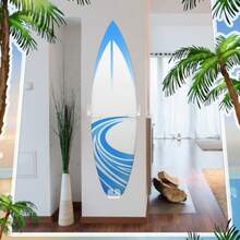 Yousoontic - Soporte de pared para tablas de surf de acrílico transparente para tablas de surf soporte vertical para tablas de aletas snowboard con capacidad para 50 libras - Ancho de la base - Ver 2