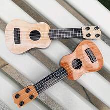 Playable Mini Guitar Decorative Item, Mini Guitar Model Decor, Mini Guitar Model Display, Mini Music Decorative Craft, Home Decor Model, Playable Home Decor - Multicolor - View 2
