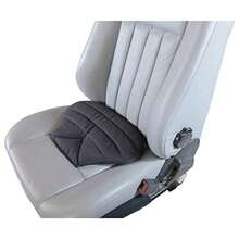 Big Hippo - Cojín ortopédico de espuma viscoelástica para silla de oficina y asiento de conductor de coche - Gris - Ver 5