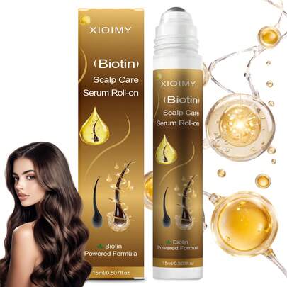 Xioimy 15毫升生物素生发精华液 - 减少二氢睾酮，强健发根，抗毛躁配方 | 不含对羟基苯甲酸酯/硫酸盐 | 男女皆宜[伴手礼]