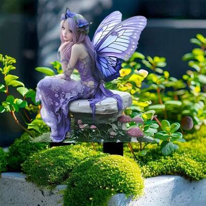 亚克力花园插牌装饰，户外庭院装饰品