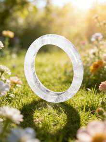 1/5/10/20pcs Set Elegant Natural Crystal Ring Holder - Jewelry Accessories, Transparent Crystal Ball Stand - Multicolor - View 25