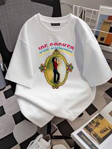 Camiseta de mujer con estampado "Mad Dogs & Englishmen" Camiseta Joe Cocker "You Are So Beautiful" Chris Stainton - Blanco - Ver 2
