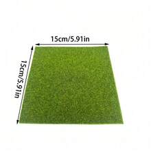5pcs 1pc Reusable, Washable Small Pet Grass Mat, Suitable For Hamsters, Guinea Pigs, Can Be Used To Decorate Hamster Cages, Suitable For Hamsters, Mice And Other Small Pets' Living Environments - Reusable Grass Mat. - View 3