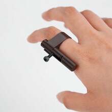 Mini Finger Ring Toy Gun, Creative Soft Bullet Launcher Stress Relief Gadget, Portable Hidden Finger Toy, Fun Desk Toy For Students And Office Workers - Multicolor - View 9