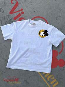 Disney Classic  Head Short Sleeve T-Shirt - 白色 - 查看 2