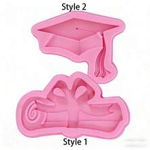 1pc Graduation Season Doctorate Hat Diploma Certificate Mold - Large Doctoral Cap and Graduation Certificate - View 2