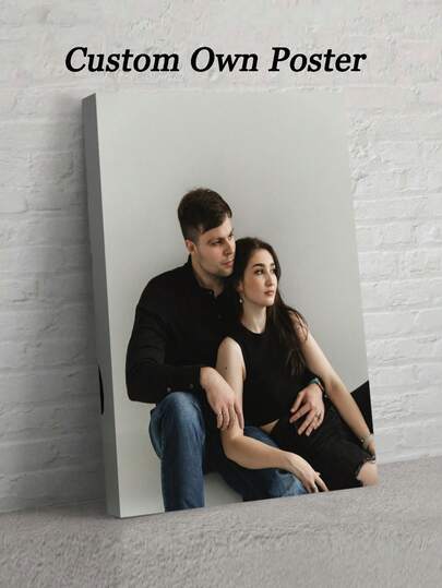 1pc Customized Canvas Wall Art, Frameless Poster, Cozy Indoor Framed Canvas Painting, Valentine's Day Gift, Wedding Memento, Mother's/Father's Day Gift, Personalized Commemorative Gift, Suitable For Valentine's Day, Wedding, Easter, Mother's Day, Father's Day, Room Decor, Valentine's Day Gift, Canvas Painting, Gift For Her