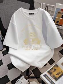 Maglietta da donna con stampa "Professor Orion's Book Club Zodiac Academy Merch", maglietta per amanti della fantasia, lettrici e nerd dei libri, con maniche lunghe o corte - Bianco - Visualizzare 2