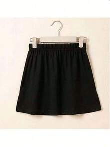 1pc Elastic Waist Extender, Women Shirt Extender, Adjustable Layered Fake Skirt Hem Extender - Black - View 3