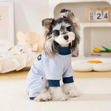 Quần áo thú cưng, Trang phục cho chó, Trang phục thường ngày cho thú cưng bốn chân, Quần áo cho mèo, Bộ đồ nhung rực rỡ cho chó bốn chân, Trang phục cho mèo bốn chân, Quần áo cho chó, Trang phục tối giản kiểu Hàn Quốc cho thú cưng bốn chân - Hồng - Xem 7