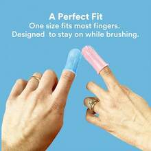 Dog Toothbrush, 360 °   Dog Toothbrush Kit, Cat Toothbrush, Dog Teeth Cleaning, Dog Finger Toothbrush, 2-Pack Dog Tosh For Small And Large Pets - 2 Blue - View 6