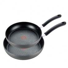 Ultimate Hard Anodized Nonstick Fry Pan Set 2 Piece 10 12 Inch Oven Broiler  400F Cookware Pots And Pans Set Non Stick Kitchen Frying Pans Cooking Skillets Dishwasher  Grey - View 1