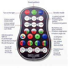 Party Lights DJ Disco Lights Multi-Mode Voice-Activated Shock Lights Strobe Stage Light Projectors Used For Home Indoor And Outdoor Parties Birthday Decorations Club Dancing Karaoke Halloween Christmas Shows - USB Plug-in Version - View 11