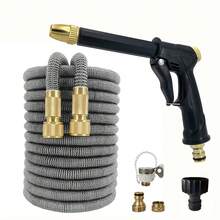 2026 花园软管 3 倍可伸缩浇水软管 高压柔性洗车浇水花园灌溉神奇软管 - A - 查看 15