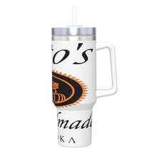 Tito's  40oz Stainless Steel Tumbler With Handle & Leak-Proof Lid - Double Wall Vacuum Insulated Travel Mug, Detachable Easy Clean For Car, Office, Home, Camping, Gift For Men Women - trắng - Xem 3