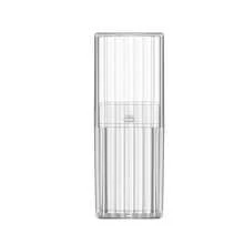 Caixa de Armazenamento Transparente Portátil, Cotonetes, Palitos de Dente, Elásticos de Cabelo e Outras Ferramentas de Beleza, Caixa de Armazenamento Transparente Visível com Tampa, Organizador de Mesa de Escritório, Caixa de Armazenamento Retangular de Plástico. O design com tampa evita a entrada de poeira, e as versões transparente/azul transparente permitem ver rapidamente o conteúdo. Coloque-a em sua mesa ou mesa de escritório para guardar clipes de papel, grampos, notas e outros artigos de papelaria, mantendo sua mesa arrumada. Leve-a quando viajar para guardar joias e outros pequenos itens, facilitando o acesso e evitando derramamentos. Também pode ser usada para guardar botões, agulhas e linhas, e outros itens domésticos diversos, evitando a perda de itens. - Visão 10