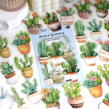 Bộ 30/180 miếng dán hoa cổ điển, chống thấm nước, trong suốt, hình hoa lá, dùng để trang trí sổ lưu niệm, nhật ký, bullet journal, sổ kế hoạch, cắt dán, đồ thủ công giấy, văn phòng phẩm, nhãn dán ngộ nghĩnh. - Nhãn dán - Xem 15