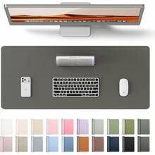 Large Size PU Leather Desk Pad, Office Desk Mat, Anti-Slip Mouse Pad, Waterproof Writing Board, Suitable For Office And Home - A - View 95