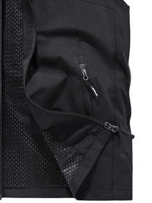 Outdoor Sports Vest For Men, Spring Autumn Lightweight Stand Collar Jacket With Multiple Pockets, Casual - Black - View 4