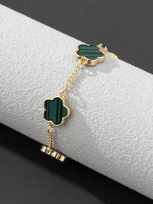 1件经典四叶草吊坠男士手链 - 五葉草 - 查看 11