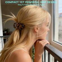 Magnetic Tropical Sunset Hair Clips Set, Flat Magnetic Hair Clips For Women, Durable Non-Slip Home Decor, Suitable For Daily Hairstyles, No Crease, Thin Yet Thick, Intuitive, No Trace Or Residue, Suitable For Home And Travel, Easily Create Women's Hairstyles - A - View 2