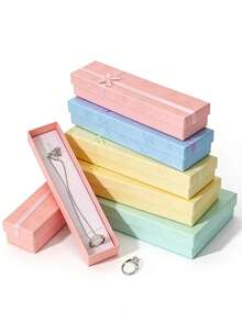 6pcs/Set Valentine's Day Everyday Gift Box, Jewelry Box, Necklace, Ring, Bracelet Box, Valentine's Day Gift Box, Accessories Box, Accessories Store Supplies - View 10