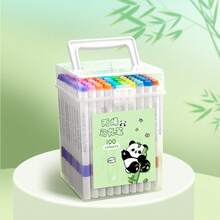 1 caja de marcadores de pintura acrílica, (12/24/36/48/60/80/100/120 colores), adecuados para pintura DIY, marcadores acrílicos de secado rápido, excelentes para grafiti y arte escolar, se envía la versión antigua/nueva al azar - Unitalla - Ver 13