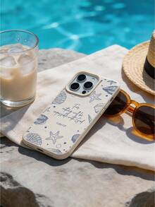 Ốp điện thoại phong cách nghỉ dưỡng biển cả, chủ đề tôn giáo, chất liệu giả da màu trắng sữa, họa tiết vỏ sò, sao biển và sóng biển vẽ tay, tương thích với iPhone 17, 17 Pro, 17 Pro Max, 16, 16 Plus, 16 Pro Max, 16e, 16 Pro, 15, 15 Plus, 15 Pro Max, 15 Pro, 14, 14 Plus, 14 Pro Max, 14 Pro, 13, 13 Pro, 13 Pro Max, 12, 12 Pro, 12 Pro Max - Nhiều màu - Xem 3